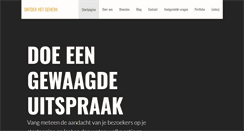 Desktop Screenshot of hetgeheimvangelukkigzijn.com
